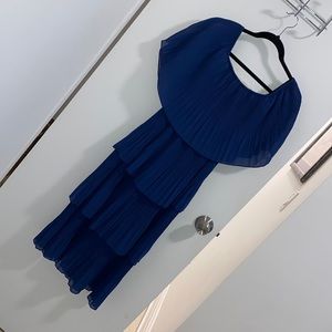 NWOT Pleated Midi Dress